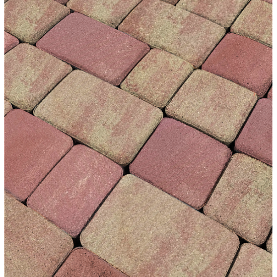 Тротуарная плитка НОВАЯ КЛАССИКА 1НКЛ5Ф КОЛОРМИКС №1 Рассвет Нобетек 50 мм